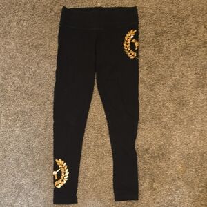 PINK Victoria's Secret Black Yoga Leggings